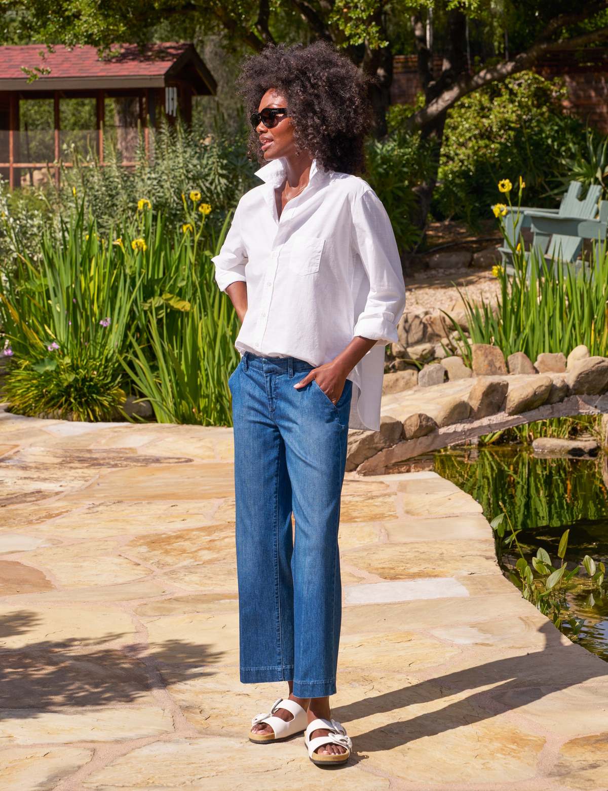 Frank & Eileen Westport Italian Denim Chino Pants - 1968 Wash - Image 2 of 4