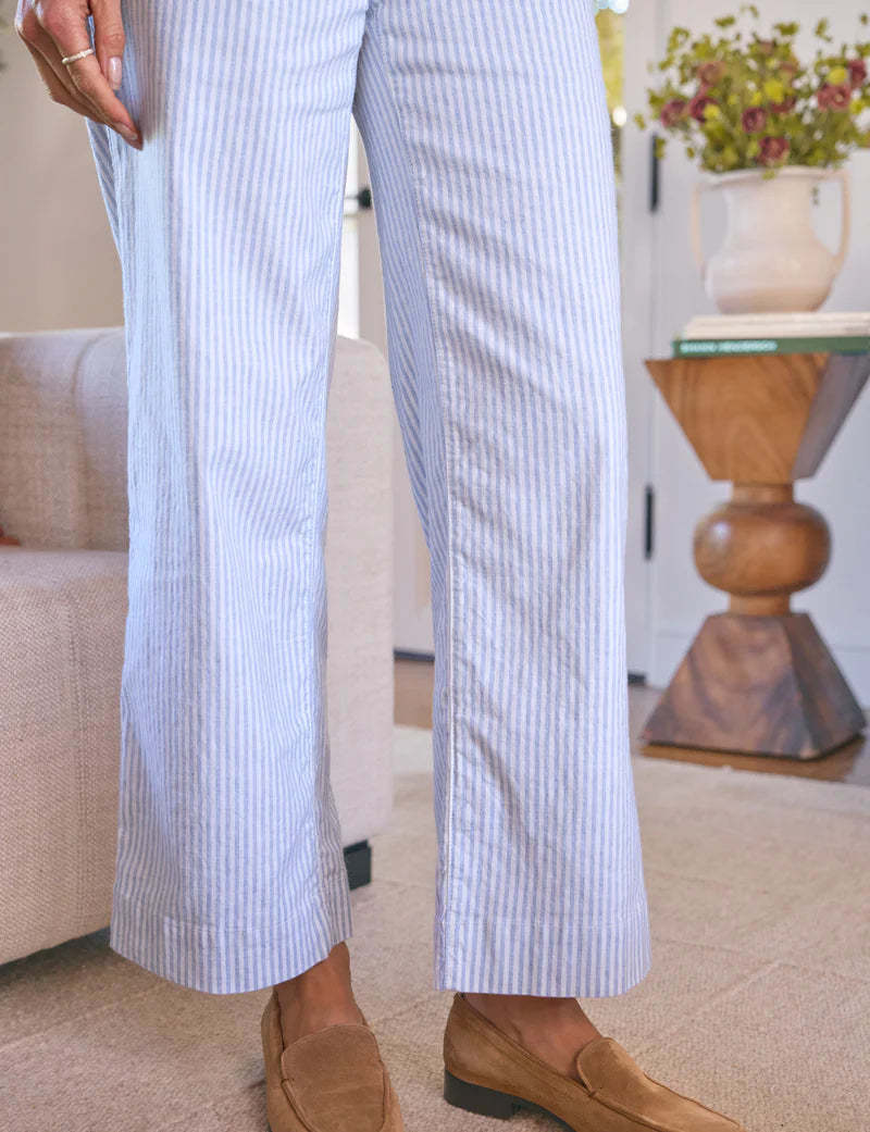 Frank & Eileen Wexford Wide Leg Linen Pant