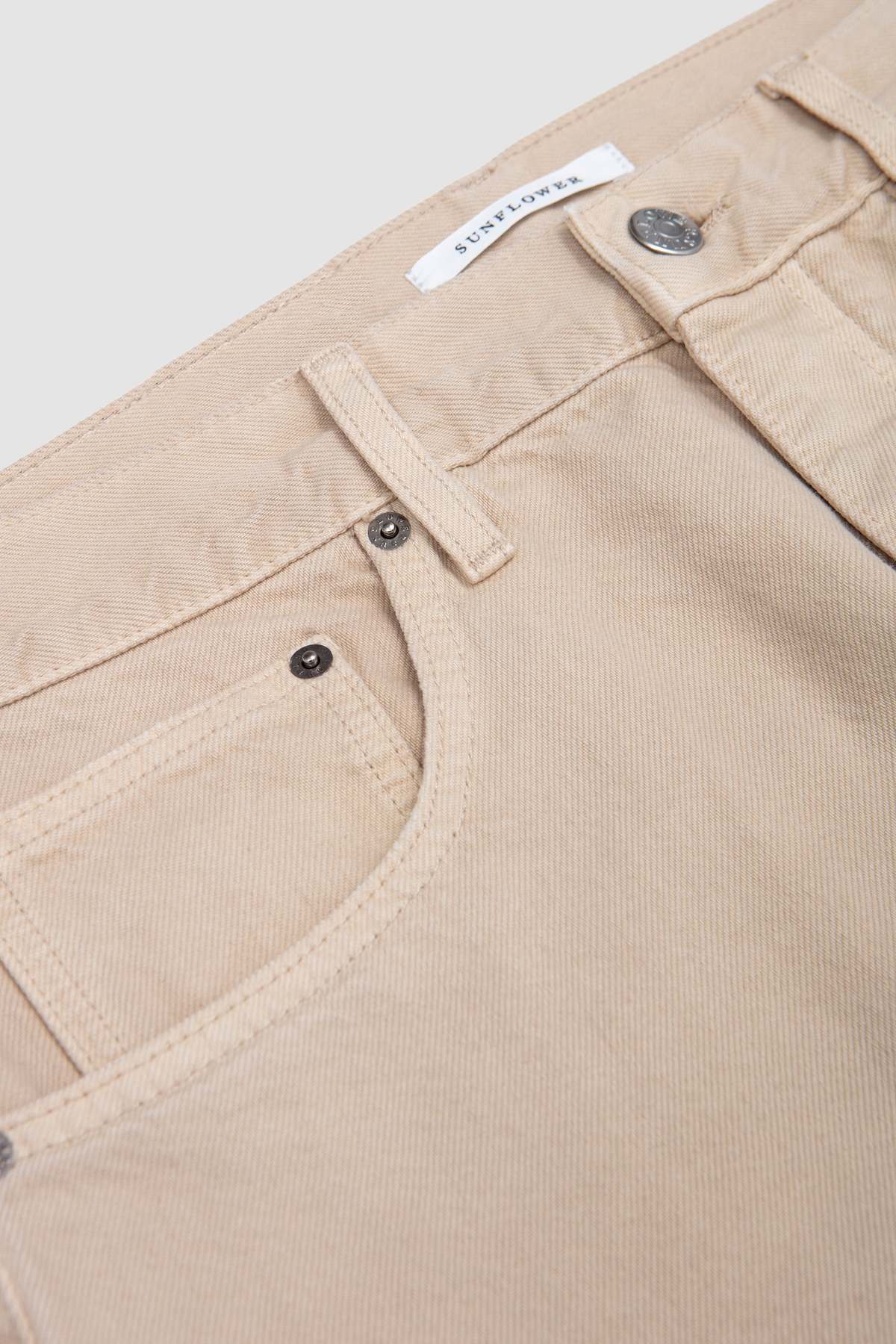 Sunflower Wide Twist Vintage Sand Jeans - Image 3 of 5