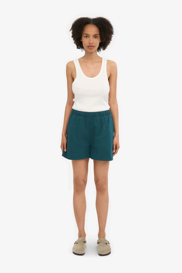 Colorful Standard Organic Twill Shorts - Ocean Green