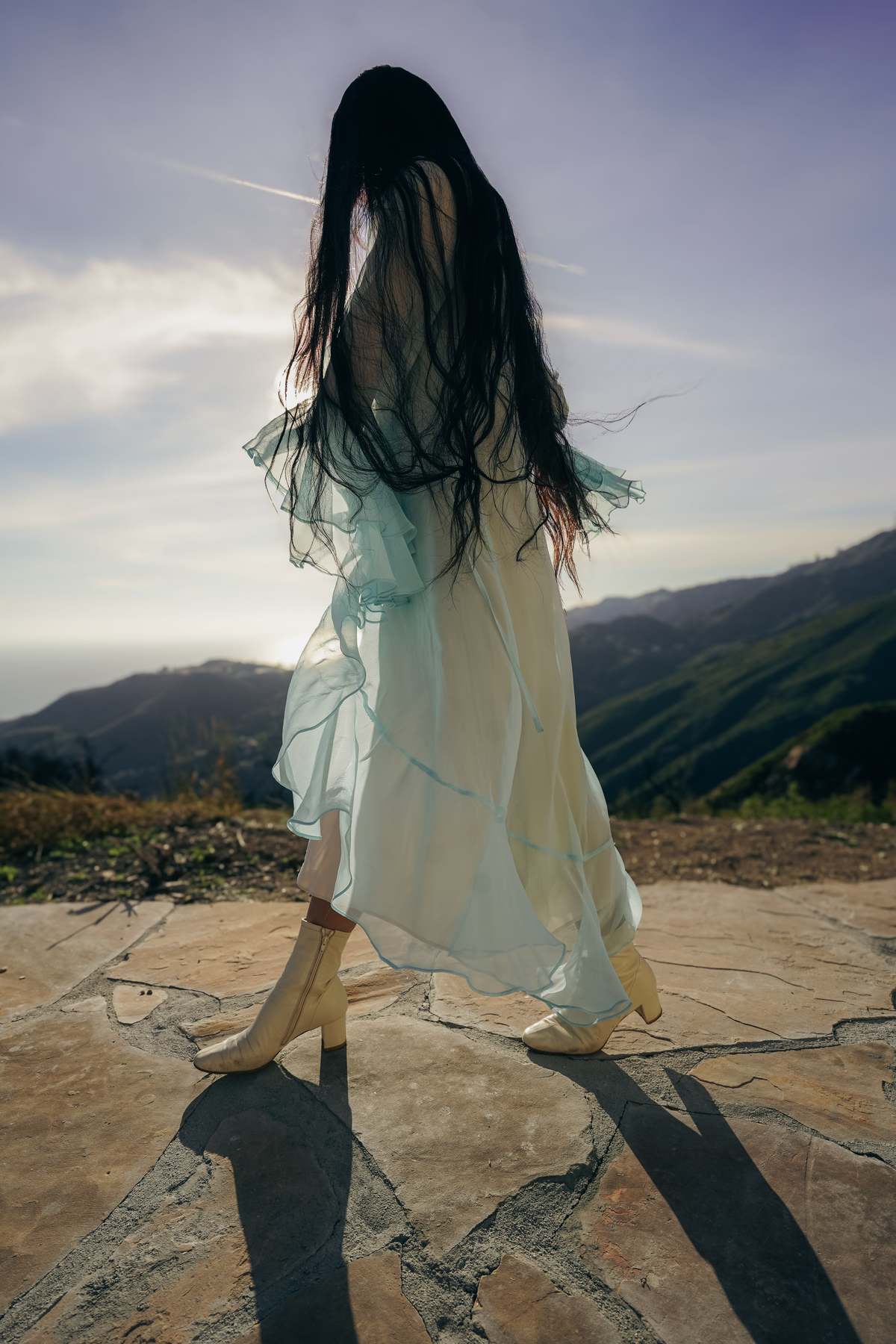 My Store Blue Lotus Priestess of the Sky Robe - Image 2 of 3