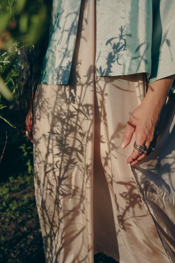 My Store Celestine Blue Acolyte of the Temple Kimono