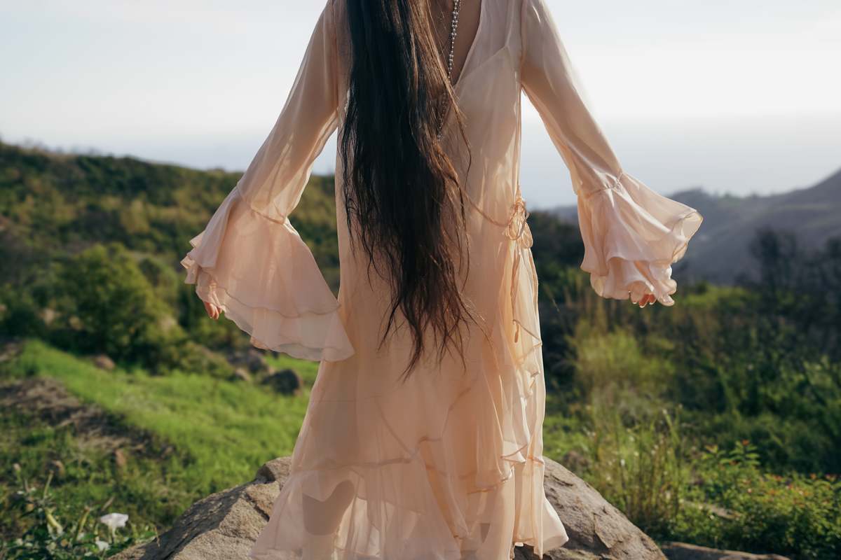 My Store Pink Lotus Priestess of the Sky Robe - Image 1 of 3