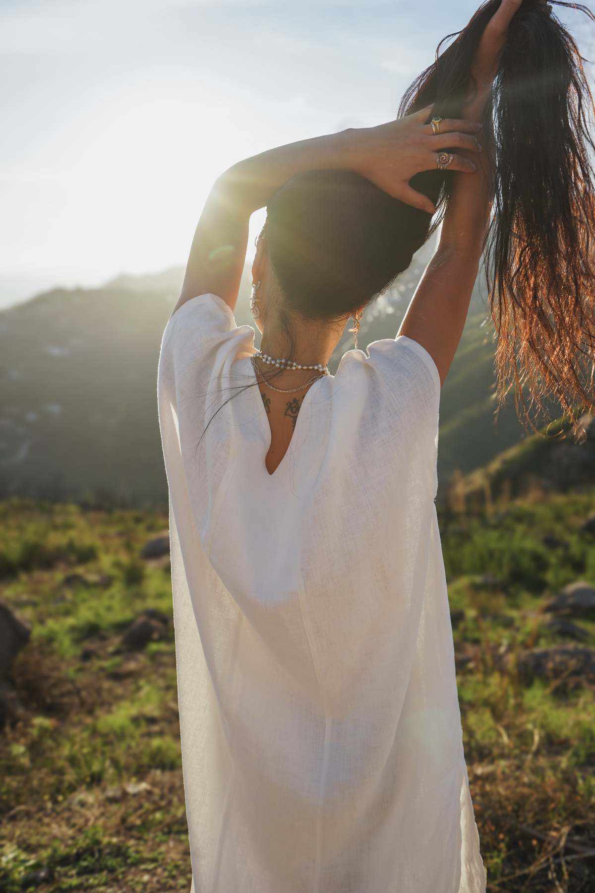 My Store Seashell Valley of the Moon Priestess Kaftan Dress - Image 4 of 4