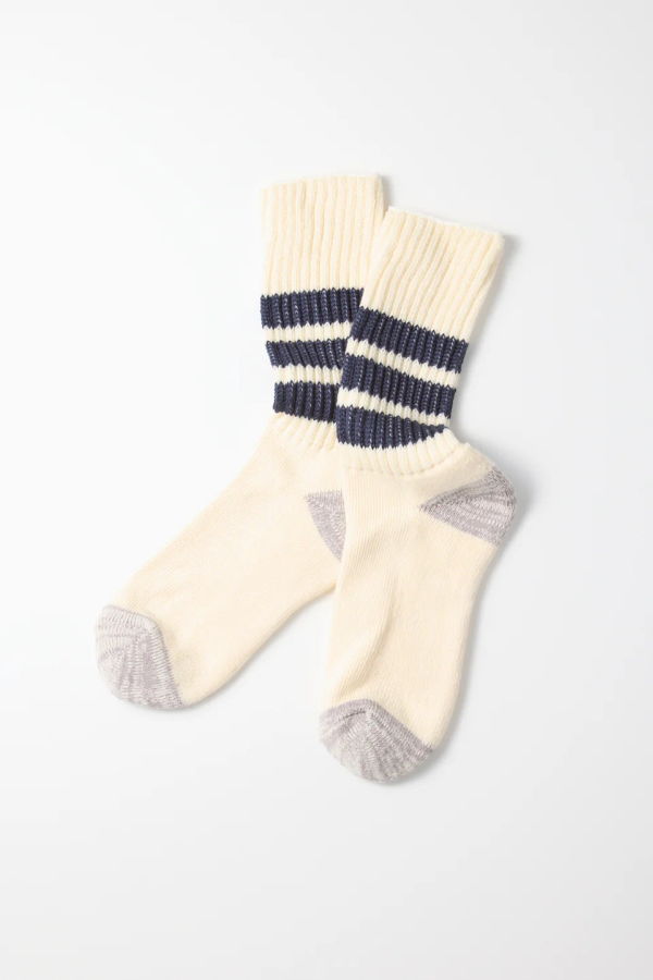 Rototo Coarse Ribbed Old School Socks