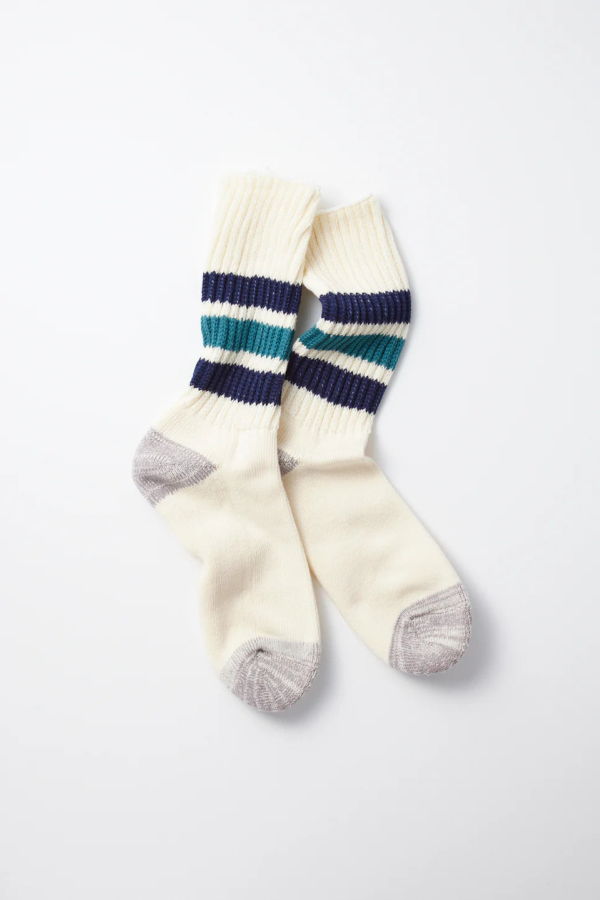 Rototo Coarse Ribbed Old School Socks