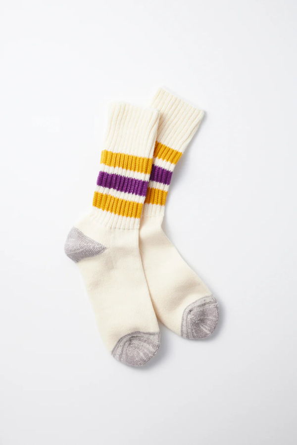 Rototo Coarse Ribbed Old School Socks