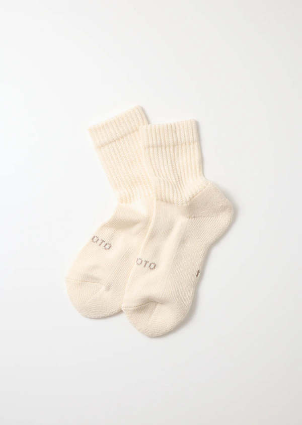Rototo Organic Daily 3 Pack Crew Socks