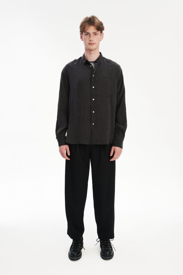 Delikatessen Oversized Boxy Shirt in Japanese Lyocell Blend