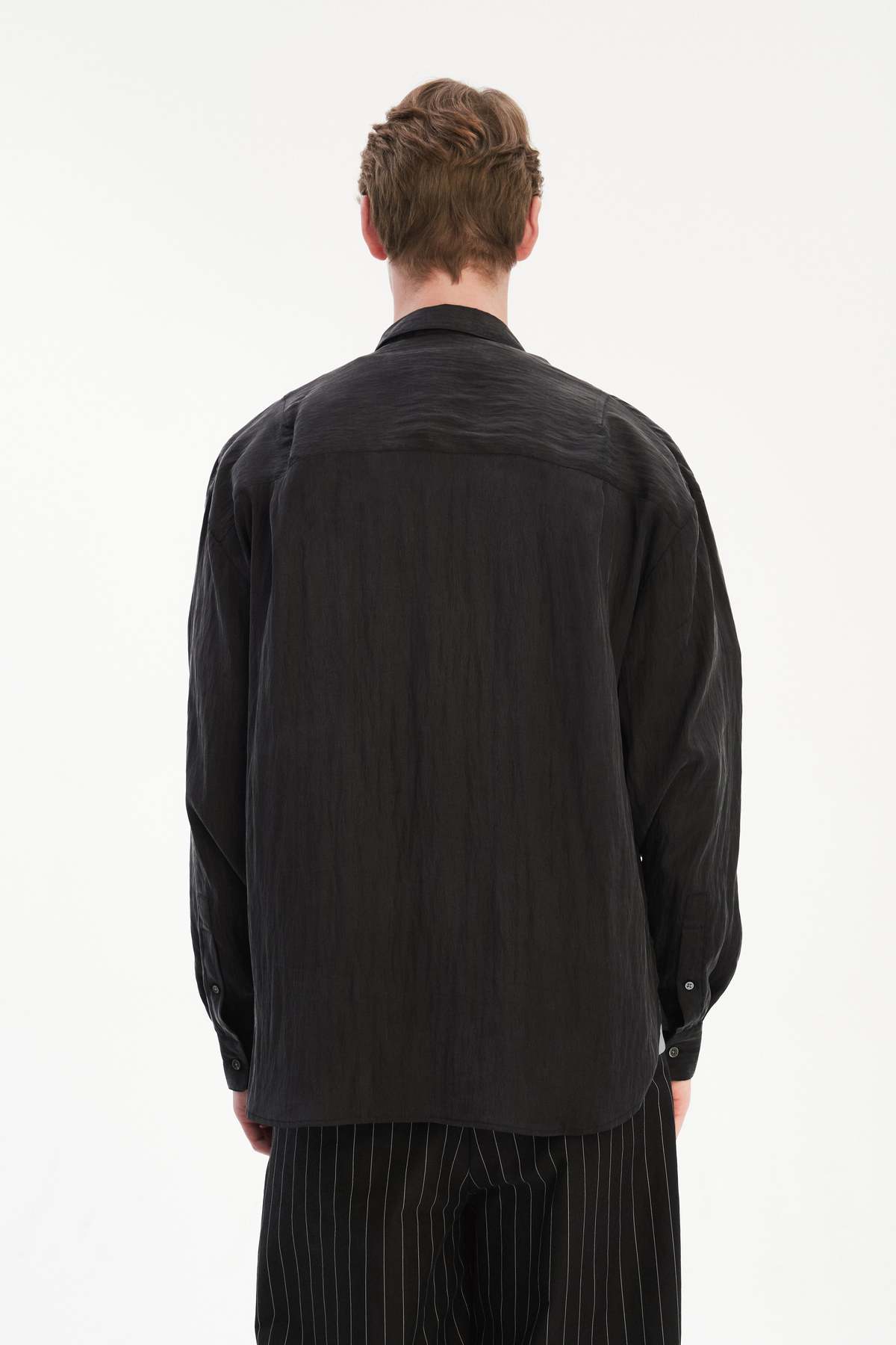 Delikatessen Oversized Boxy Shirt in Japanese Lyocell Blend - Image 4 of 8