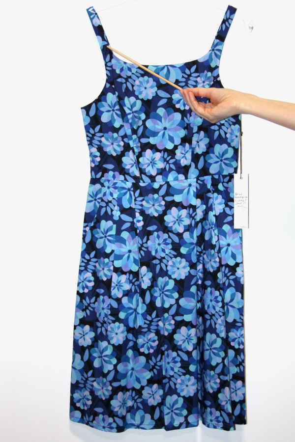 Birds of North America Reedbird Dress - Larkspur