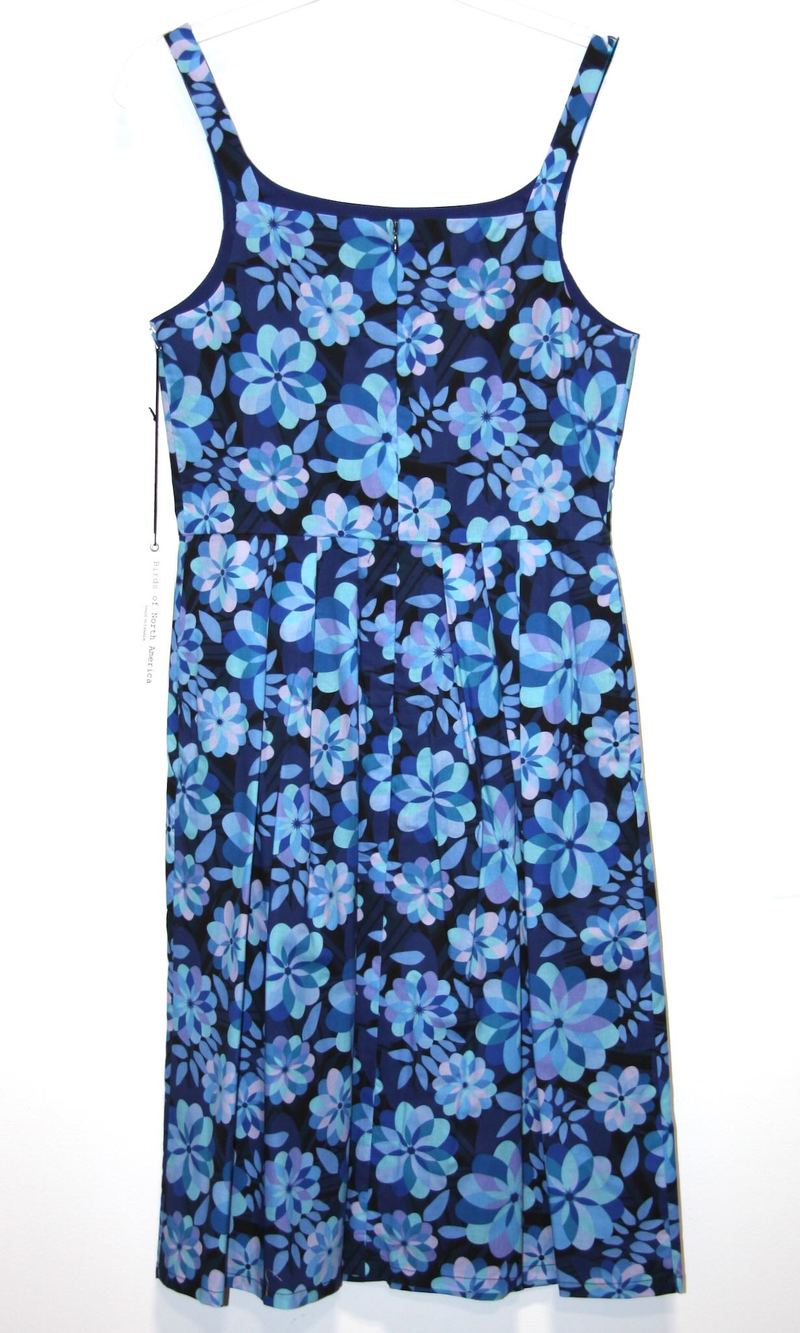 Birds of North America Reedbird Dress - Larkspur