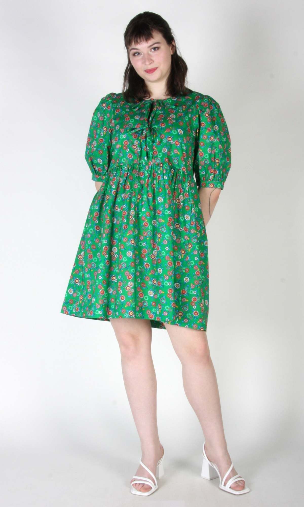 Birds of North America Corvid Strawflower Dress - Image 4 of 6