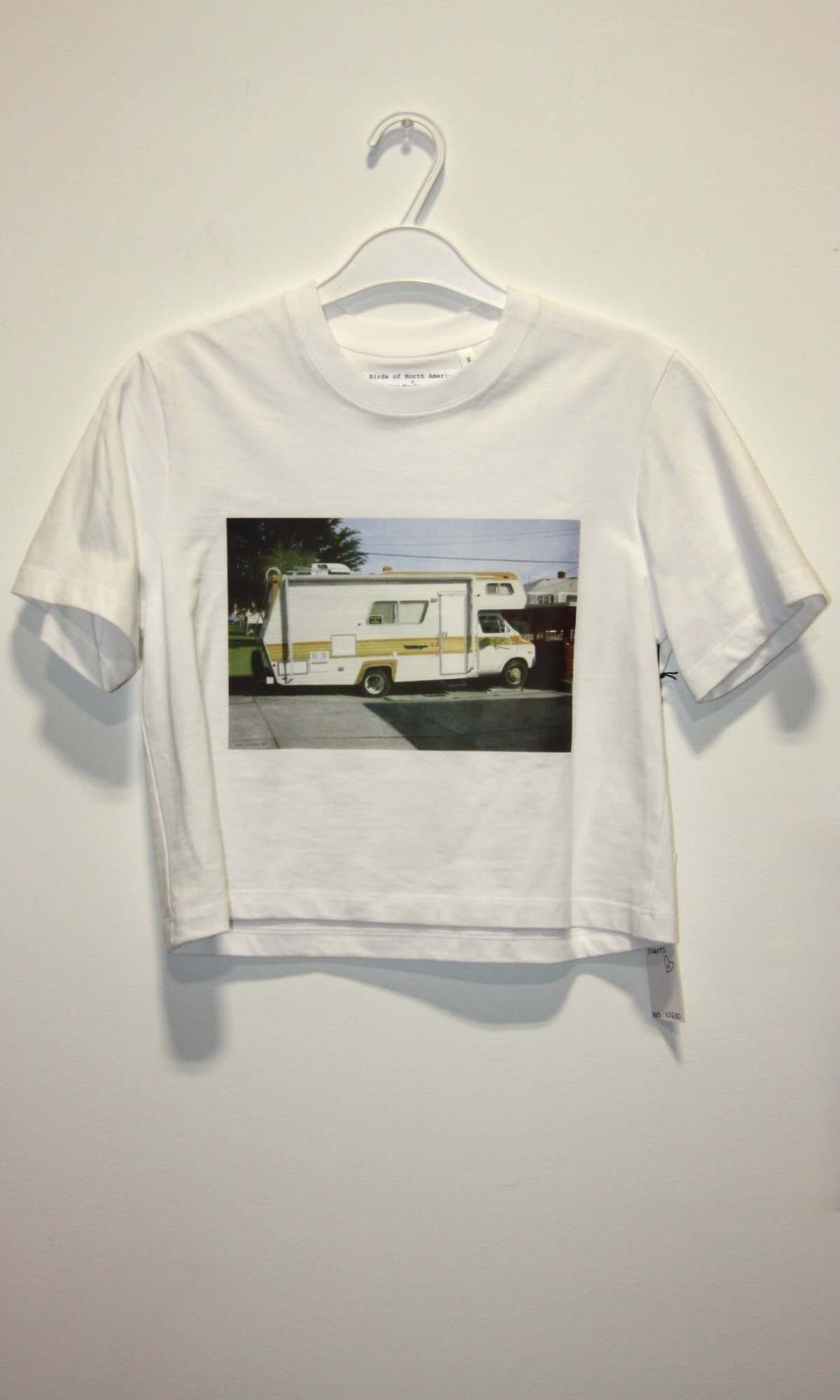 Birds of North America Beware of Dog Cropped MacCormick Tee - White - Image 1 of 10