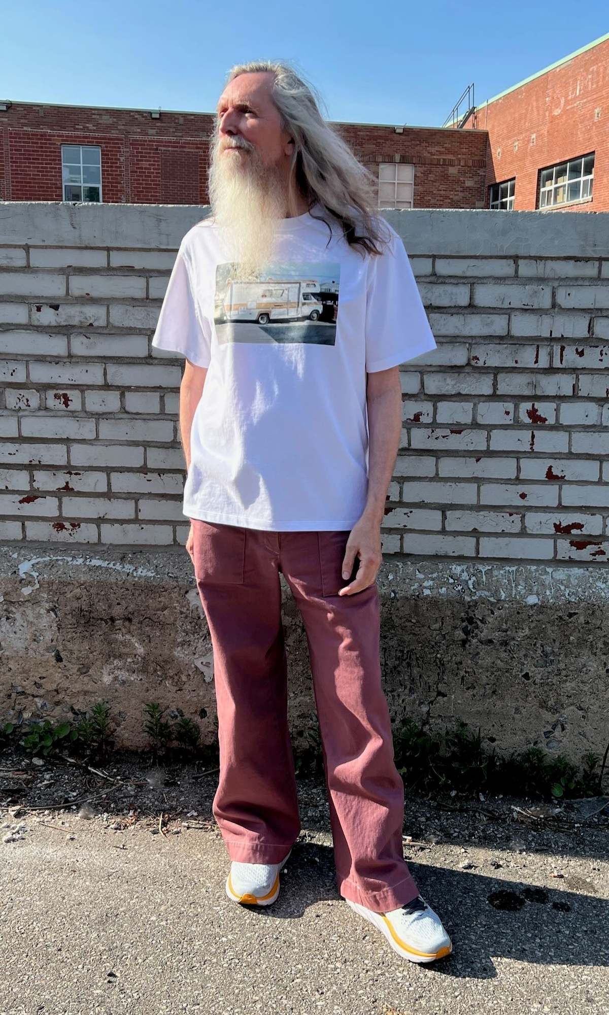 Birds of North America Beware of Dog Cropped MacCormick Tee - White - Image 8 of 10