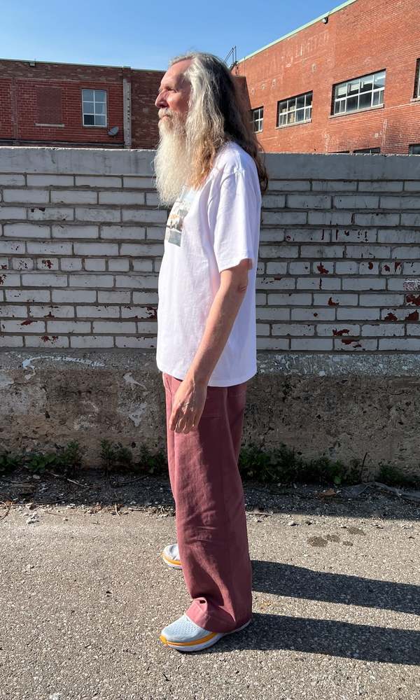 Birds of North America Beware of Dog Cropped MacCormick Tee - White