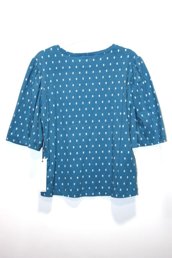 Birds of North America Peahen Top - Blue