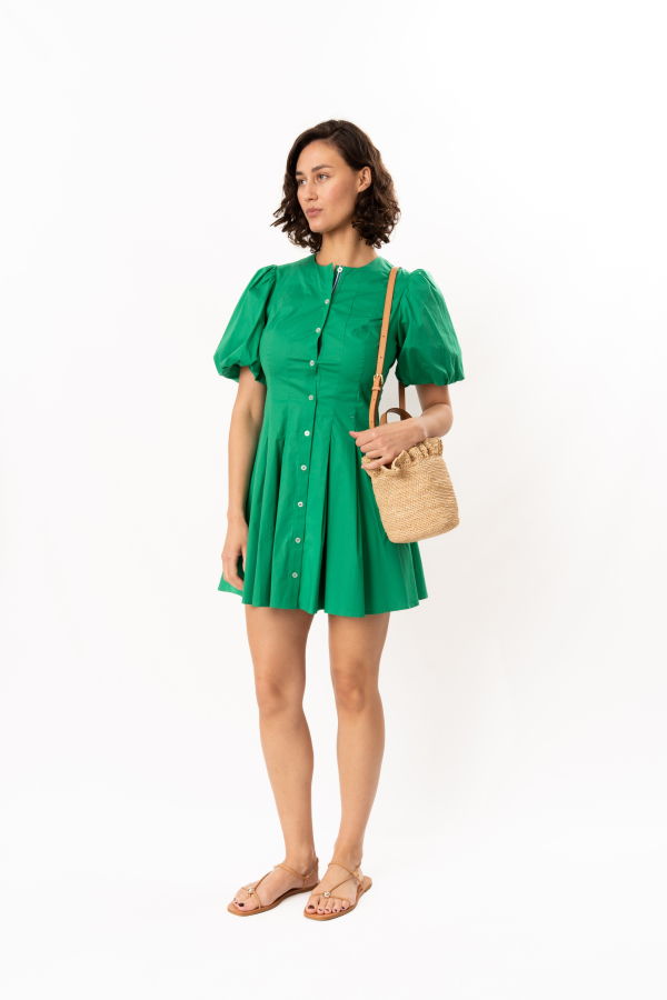 Shoshanna Angie Dress - Spring Green