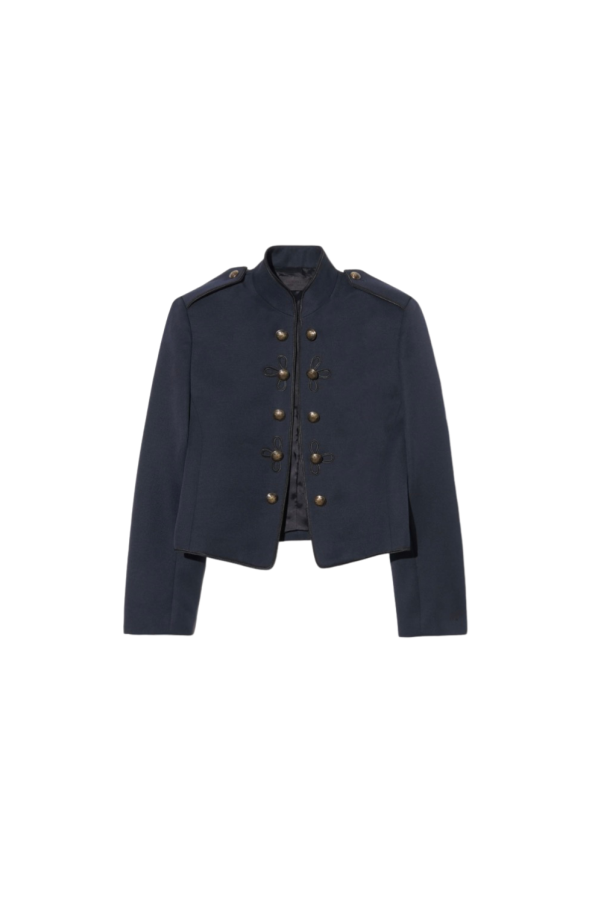 Nili Lotan Betsy Wool Jacket - Midnight