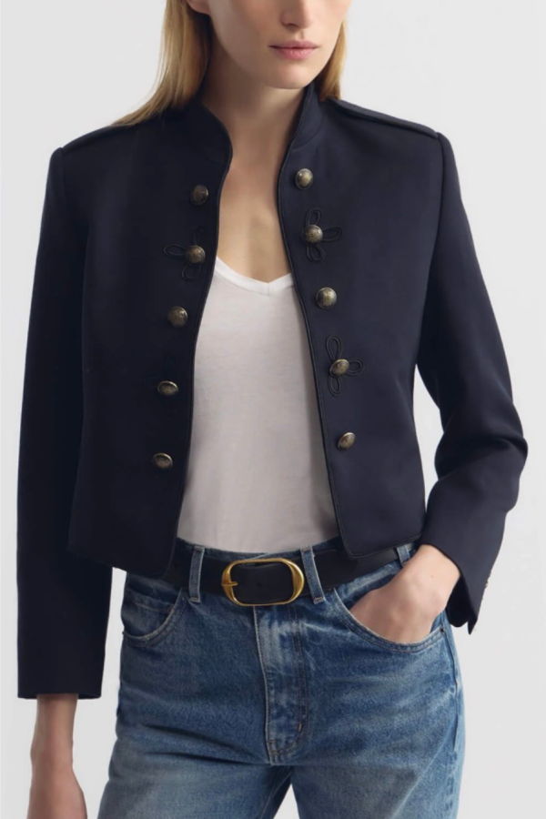 Nili Lotan Betsy Wool Jacket - Midnight