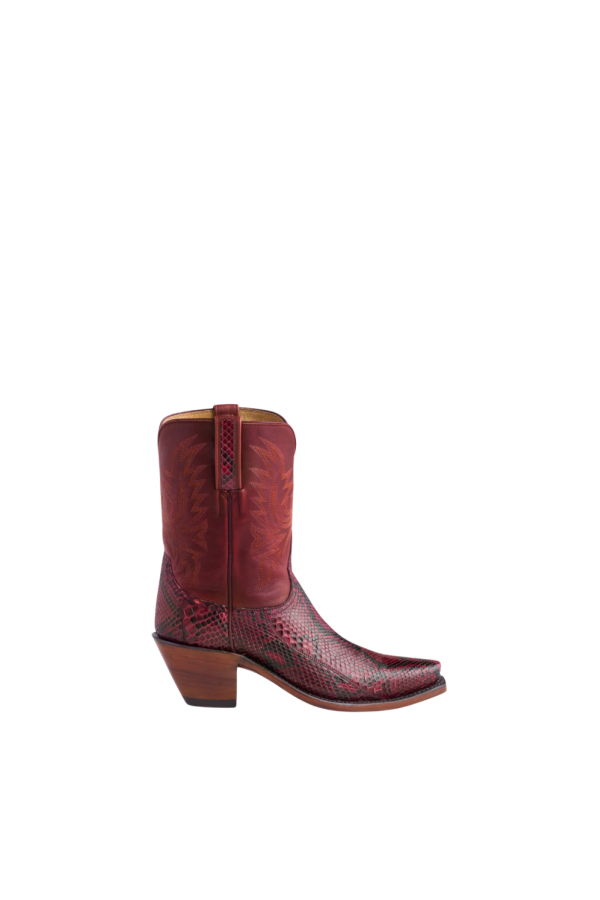 Lucchese Dale Exotic Boots - Red