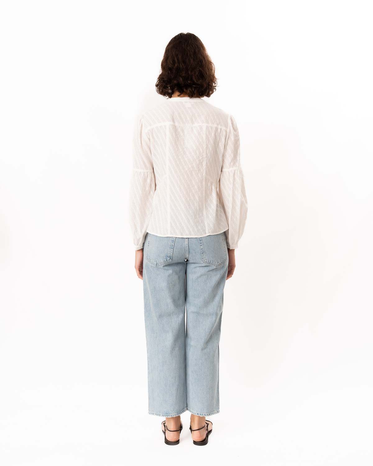 Shoshanna Flynn Top - Optic White - Image 6 of 6