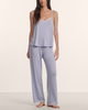 Eberjey Frida Cami/Pant Pajama Set - Lavender Dusk / Ivory - Thumbnail 1