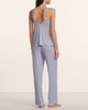 Eberjey Frida Cami/Pant Pajama Set - Lavender Dusk / Ivory - Thumbnail 4