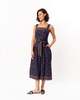 Shoshanna Kora Dress - Navy/ Cherry - Thumbnail 4