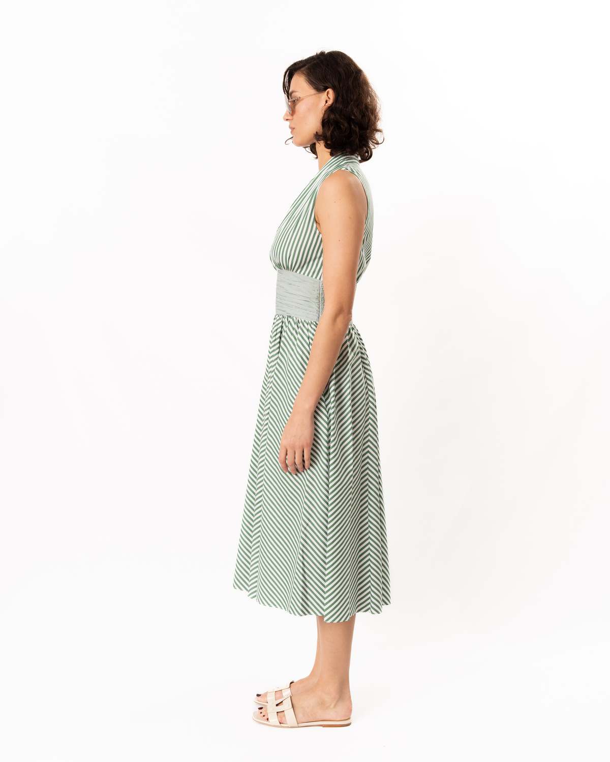 Shoshanna Miriam Dress - Pistachio/Ivory - Image 5 of 7
