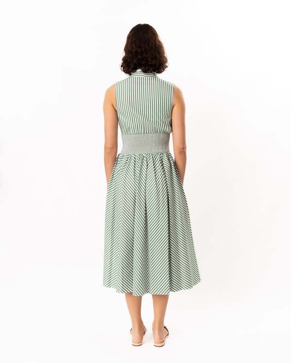Shoshanna Miriam Dress - Pistachio/Ivory