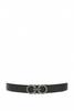 Ferragamo Leather Belt - Black Clay - Thumbnail 1