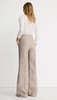 Smythe High Rise Wide Leg Pant - Taupe Tweed - Thumbnail 2