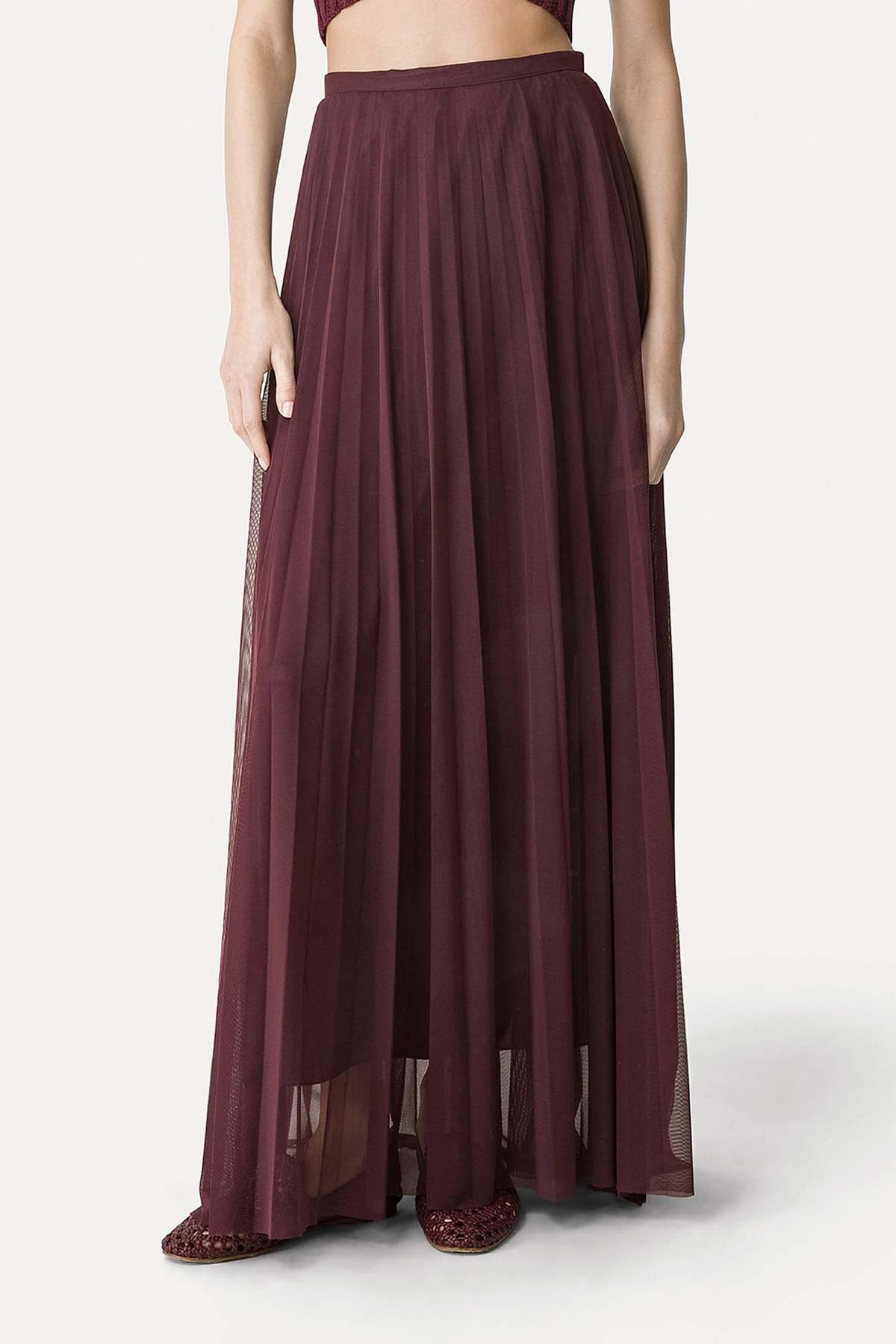 Forte Forte Chic Ruby Tulle Skirt - Ruby - Image 2 of 3
