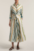 Sara Roka Dralla Dress - Blue / Sun / Green - Thumbnail 1