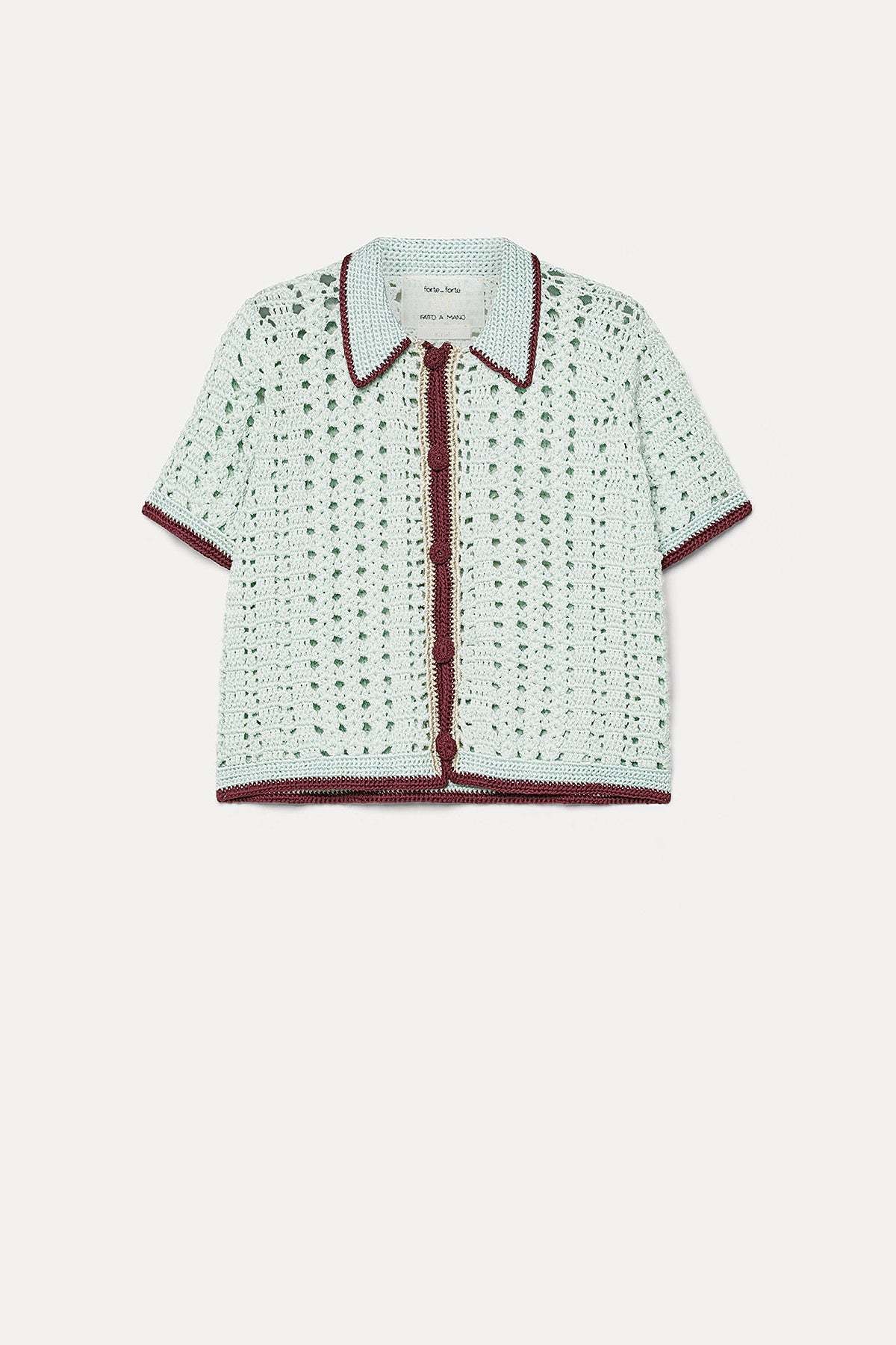 Forte Forte Plume Crochet Cardigan - Plume - Image 1 of 1