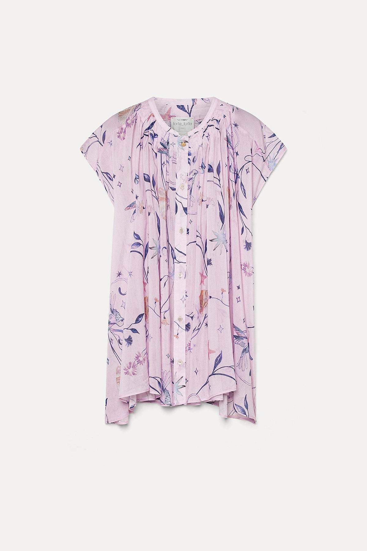 Forte Forte Sweet Print Voile Blouse - Sweet - Image 1 of 1