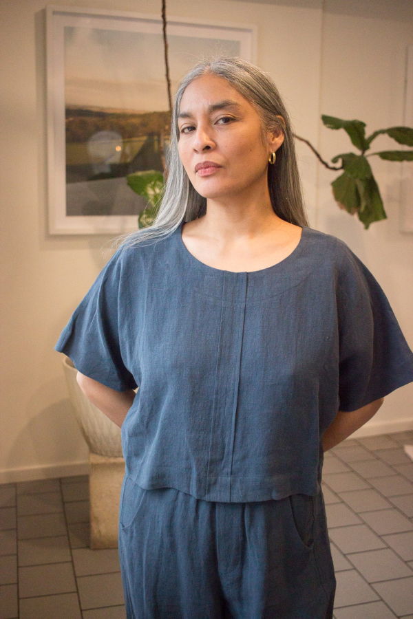 Eve Gravel Jordie Top - Oil