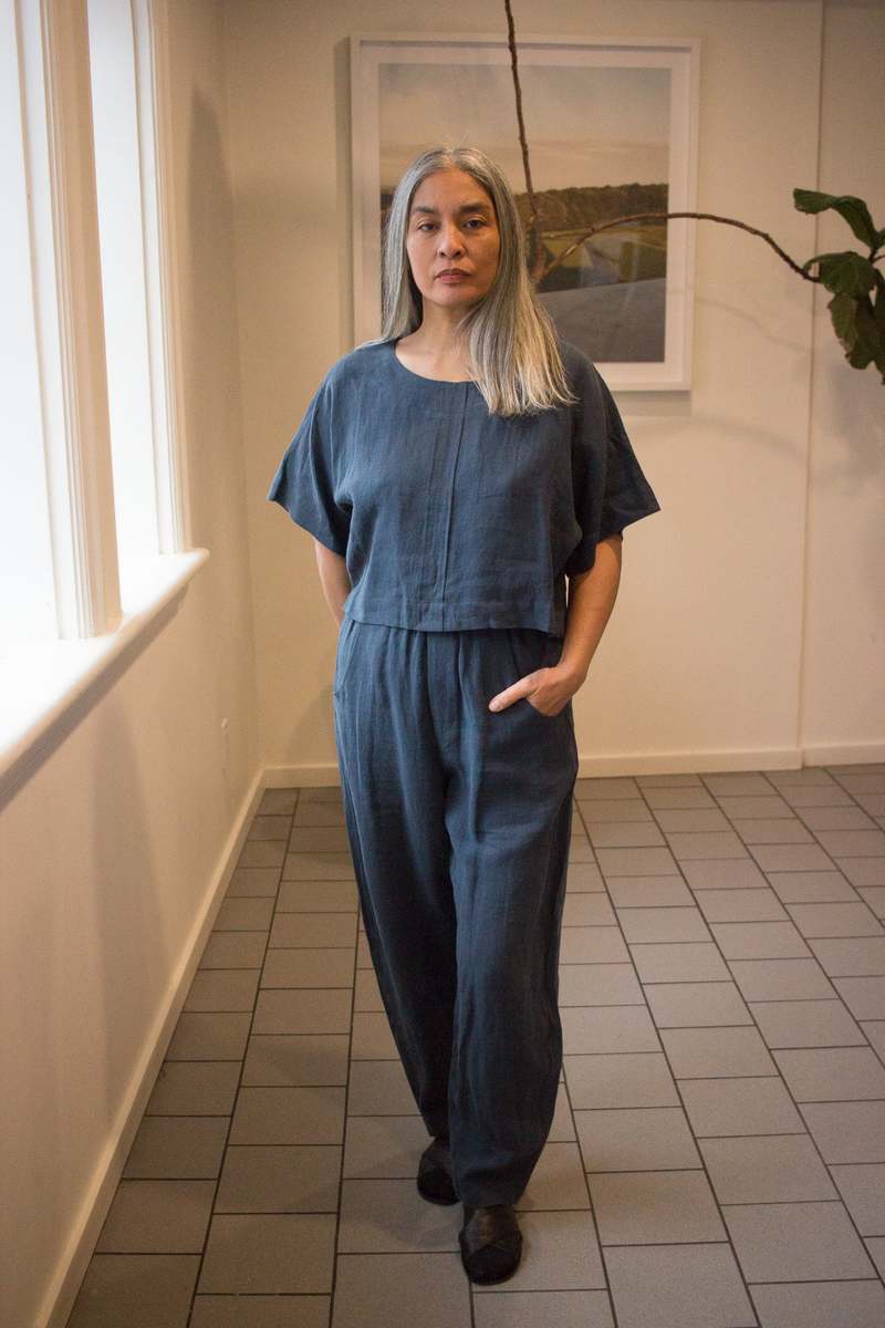 Eve Gravel Jordie Top - Oil