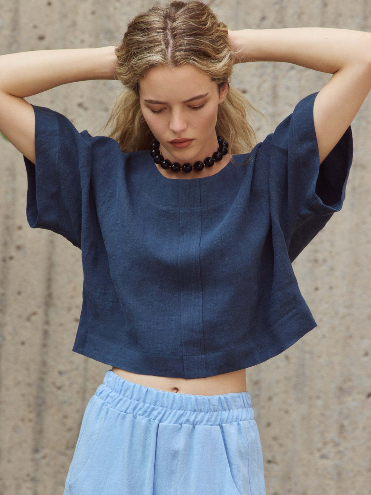 Eve Gravel Jordie Top - Oil - Image 5 of 6