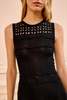 Ulla Johnson Lakshmi Eyelet Knit Dress - Black - Thumbnail 2