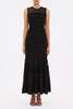Ulla Johnson Lakshmi Eyelet Knit Dress - Black - Thumbnail 5