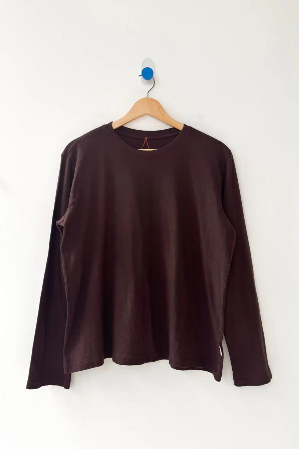 Le Bon Shoppe Foundation Long Sleeve Tee - Dark Cacao