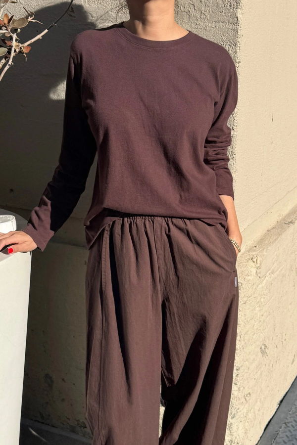 Le Bon Shoppe Foundation Long Sleeve Tee - Dark Cacao