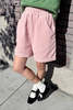 Le Bon Shoppe Soft Corduroy City Shorts - Baby Pink - Thumbnail 3
