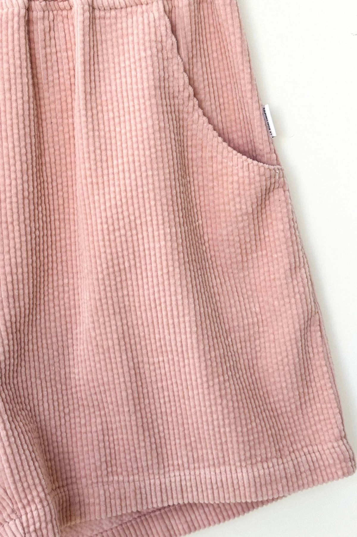Le Bon Shoppe Soft Corduroy City Shorts - Baby Pink - Image 4 of 4