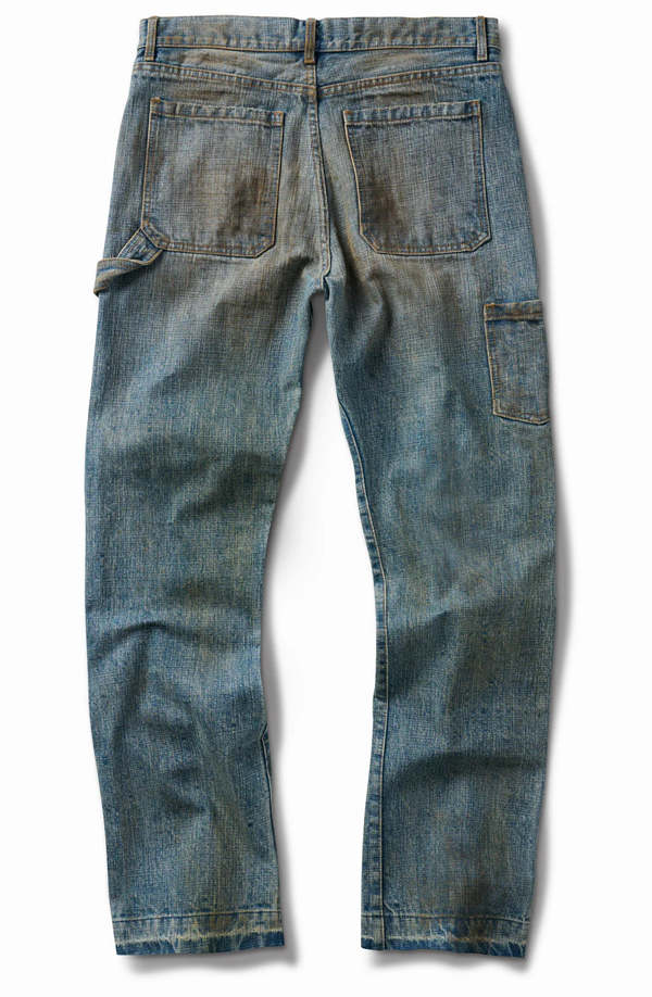 SCHAEFFER'S GARMENT HOTEL Destroyed Double Front Jeans