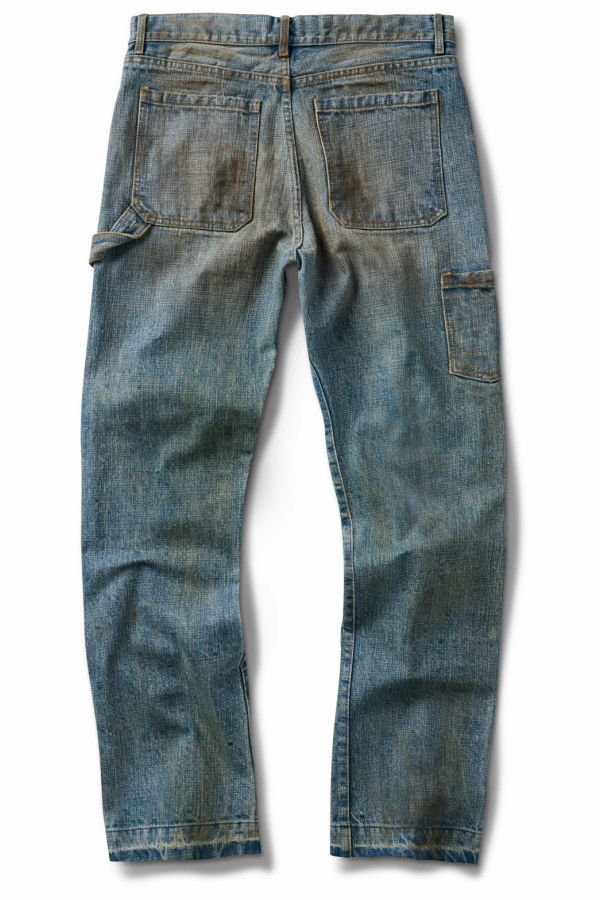 SCHAEFFER'S GARMENT HOTEL Destroyed Double Front Jeans