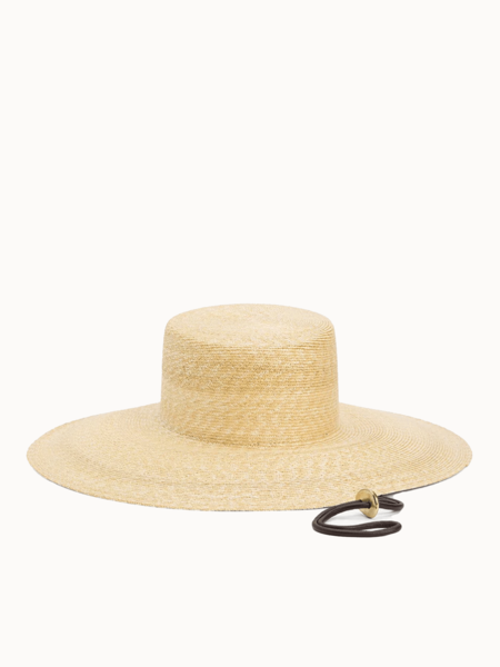 Janessa Leone Demitria Packable Hat - Bleach White | Garmentory Janessa Leone Demitria Packable Hat - Bleach White | Garmentory