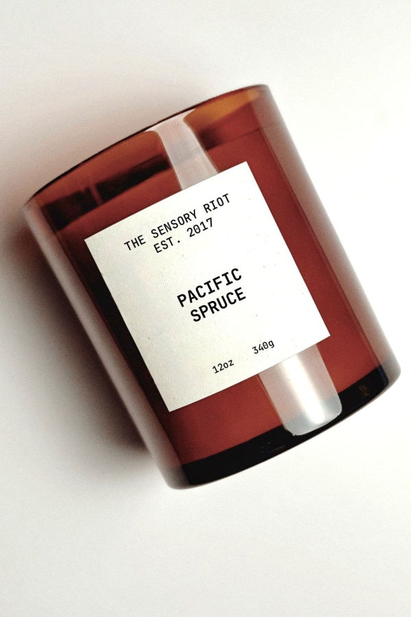 The Sensory Riot Pacific Spruce Candle